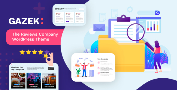 Gazek – Review & Feedback WordPress Theme