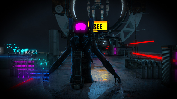 Cyber Punk Titles - VideoHive 29607884