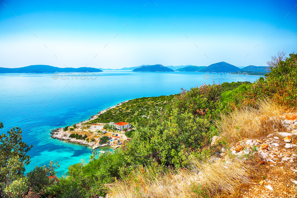 Amazing Coastline Of Makarska Riviera During Clear Summer Day - Stock Photo - Images