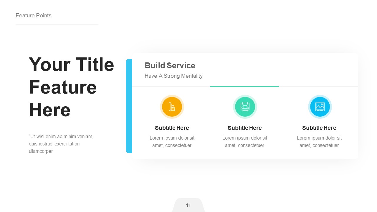 Feature Points Infographic Powerpoint Presentation Template ...