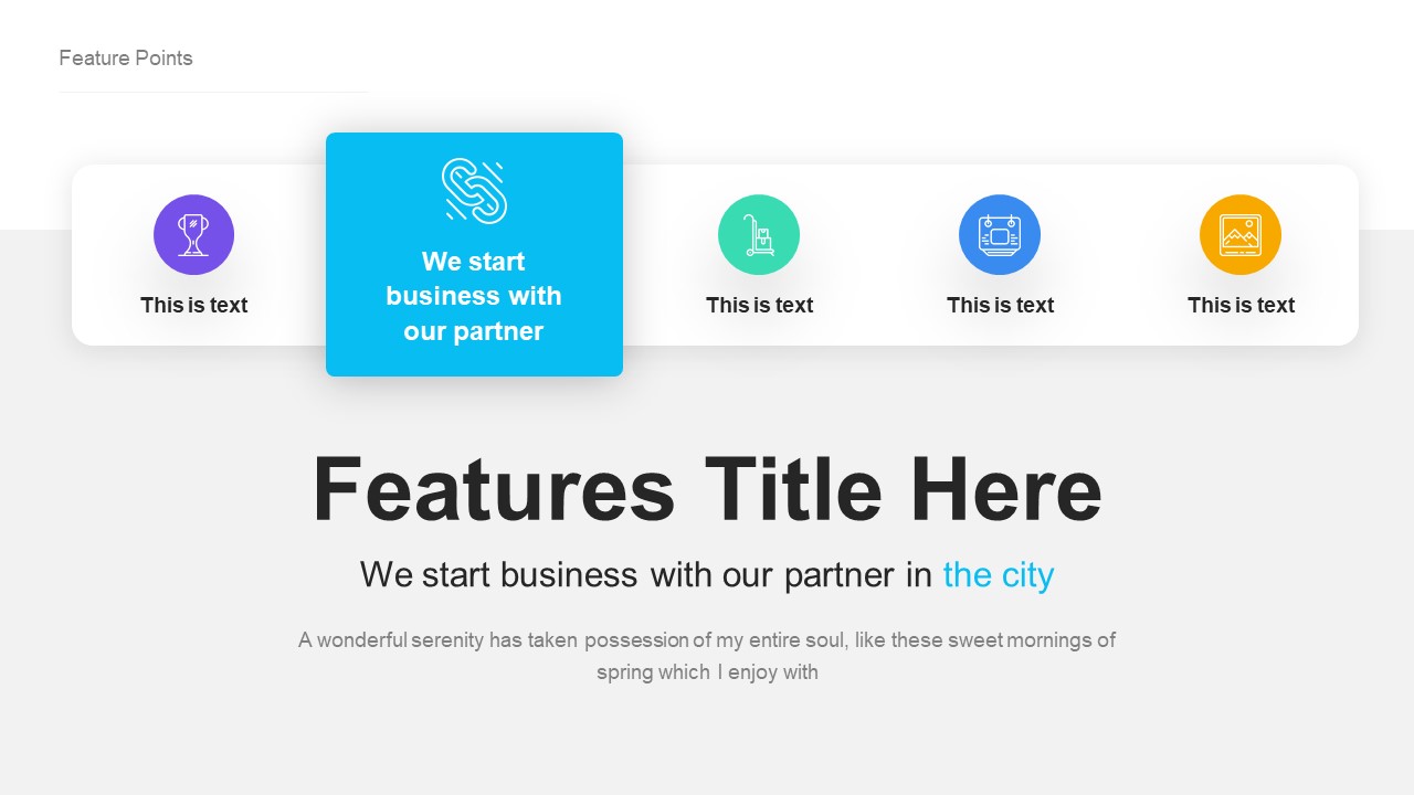 Feature Points Infographic Powerpoint Presentation Template ...
