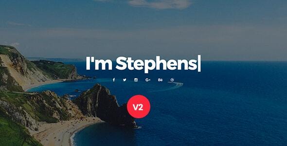 Stephens - Personal - ThemeForest 29633506