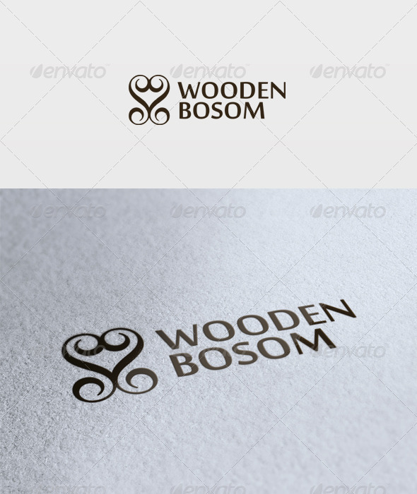 Wooden Bosom Logo - Vector Abstract