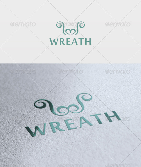 Wreath Logo - Letters Logo Templates