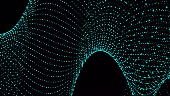 particle wave background animation. Vd 1174