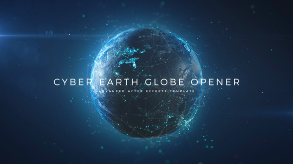 Cyber Earth Globe - VideoHive 29647647