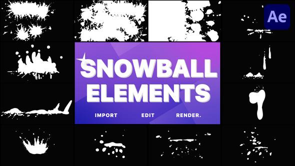 Snowball Elements - VideoHive 29648320