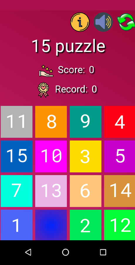 Number Slide Puzzle Game - Kids Game by qrolic | CodeCanyon