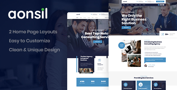 Aonsil - Consulting - ThemeForest 29650926