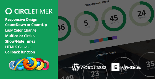 CircleTimer – Addon for Elementor