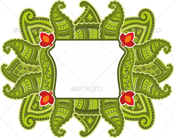 Plant Frame Flower - Decorative Vectors