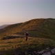 Epic Drone Shot of Photographer on Hike at Sunrise - VideoHive Item for Sale