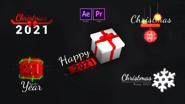 Christmas Motion Titles - VideoHive 29660176