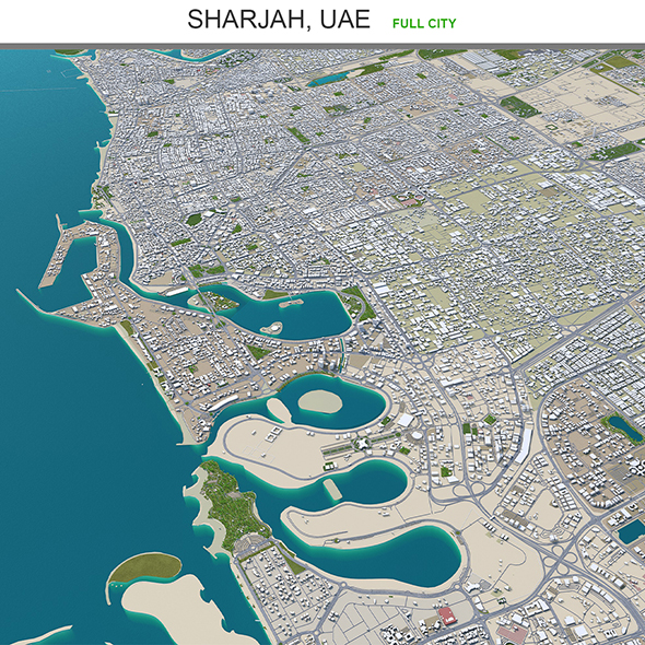 Sharjah city UAE - 3Docean 29662364