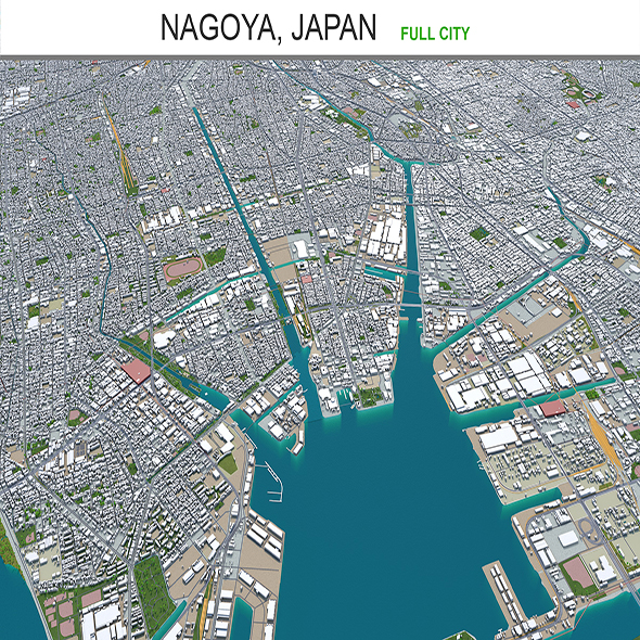Nagoya city Japan - 3Docean 29664138
