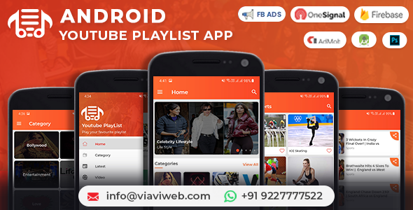Android YouTube PlayList - CodeCanyon 7847621