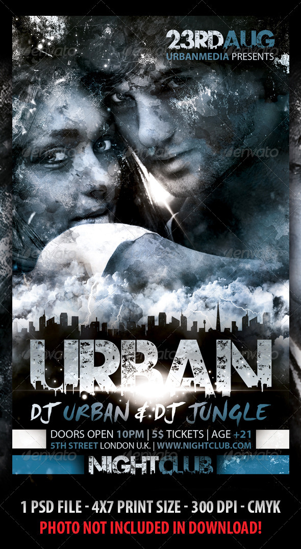 Urban Party Flyer - Clubs & Parties Events