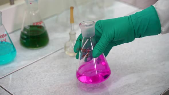 Chemical Laboratory. The Study of Water on the Impurity alt