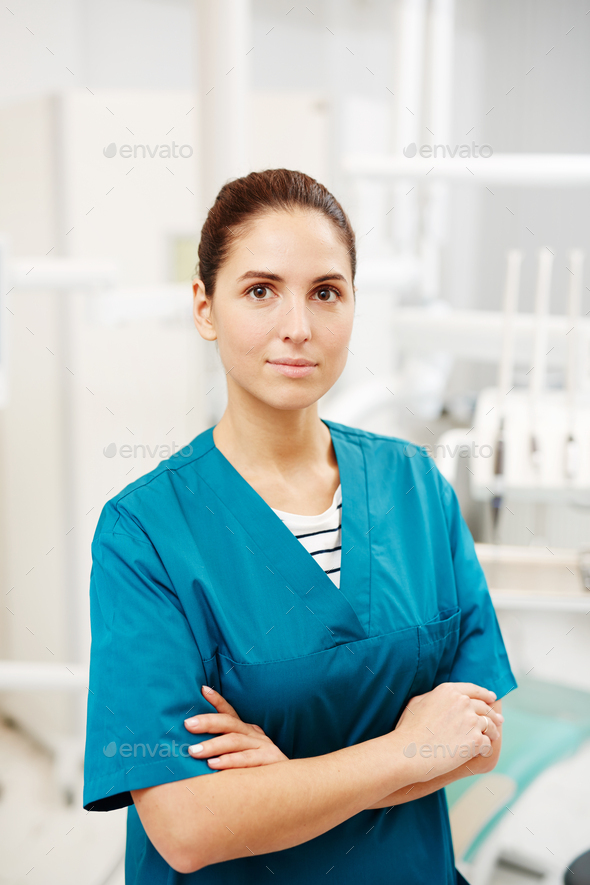 Clinician in uniform - Stock Photo - Images