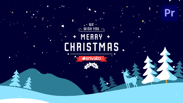Christmas Greetings | Premiere Pro MOGRT