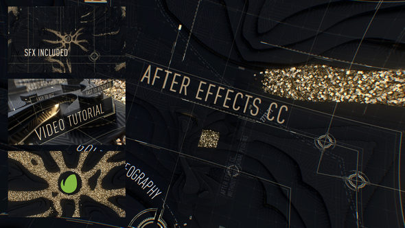 Abstract Black Gold - VideoHive 29680098