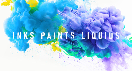 Colorful Inks, Paints and Liquids