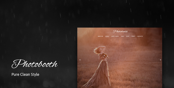 Photography Photobooth - ThemeForest 21178388