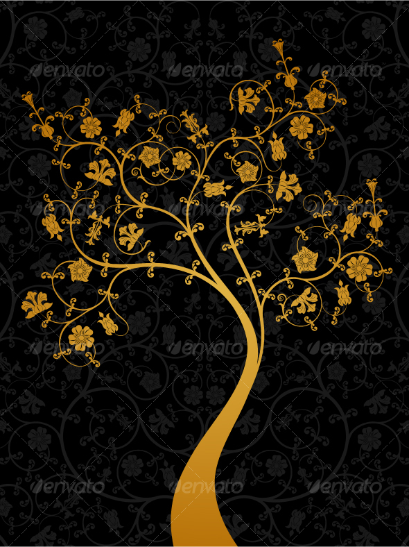 Abstract floral background - Backgrounds Decorative