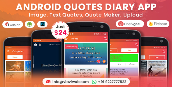 Android Quotes Diary - CodeCanyon 19248583