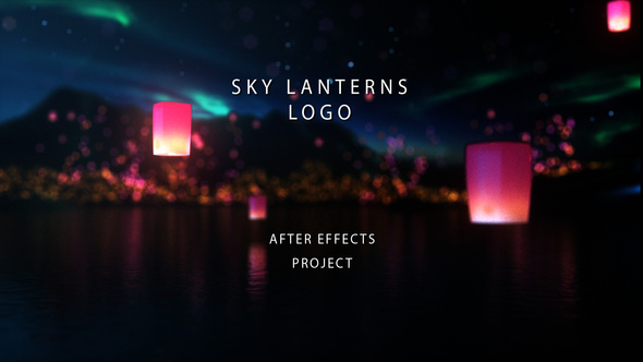 Sky Lanterns Logo - VideoHive 29692881