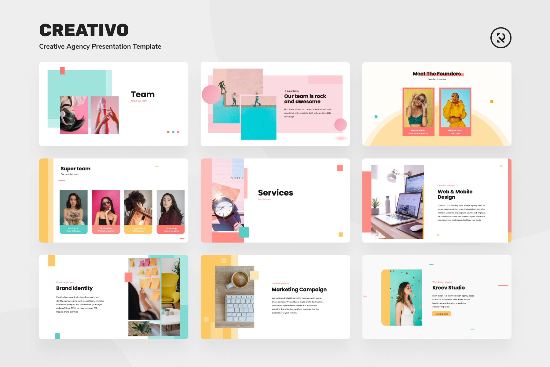 Creativo - Creative Agency Power Point, Presentation Templates ...