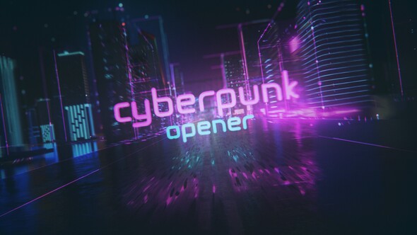 Cyberpunk Opener - VideoHive 29697438