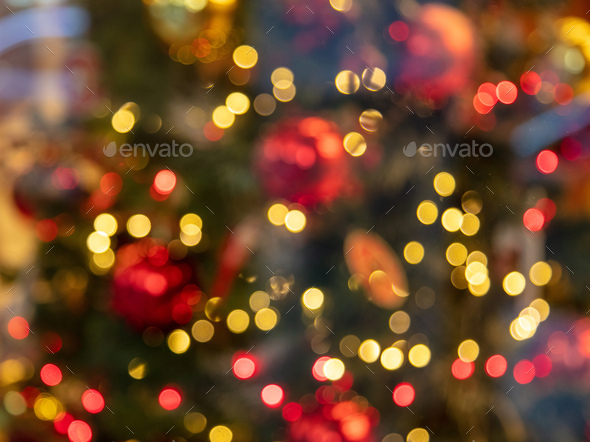 colorful christmas lights background