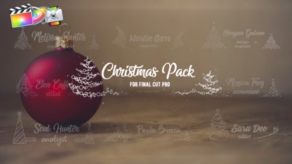 Christmas Lower Thirds \ FCPX
