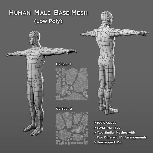 Human Male Base - 3Docean 29701076