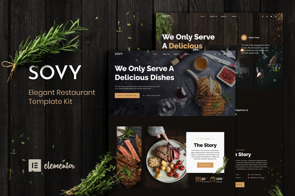 Sovy - Restaurant - ThemeForest 29620214