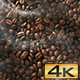 Directly Above View of Smoking Coffee Beans - VideoHive Item for Sale