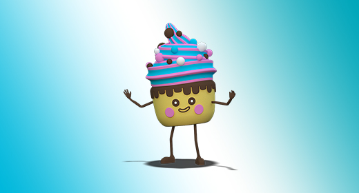 Cake 3d character