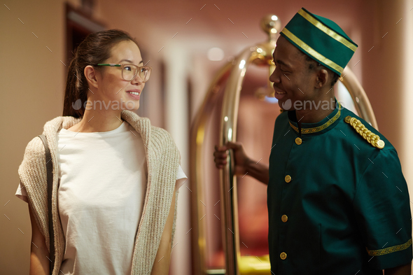 Traveler and porter - Stock Photo - Images