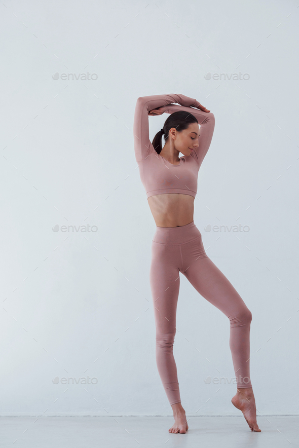 Nice Slim Body Type Caucasian Pretty Stock Photo 1373483009