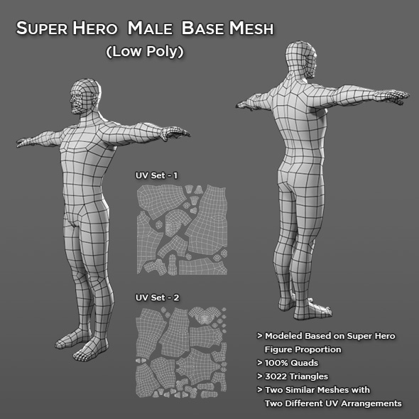 Super Hero Male - 3Docean 29711668