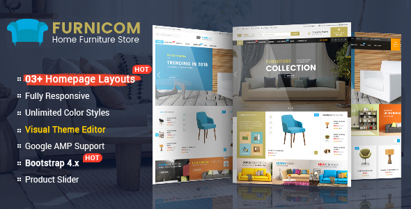 Furnicom - The Interior, Architecture and Furniture BigCommerce Theme