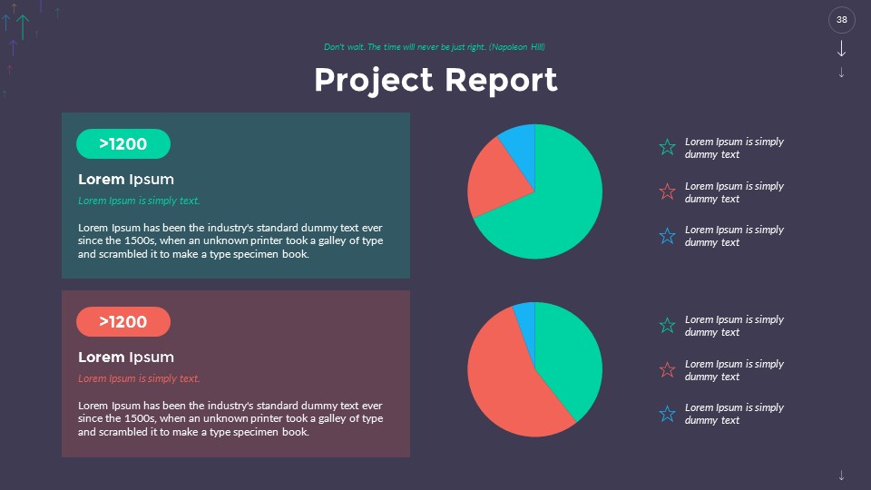 Project Report Powerpoint Presentation Template Presentation Templates