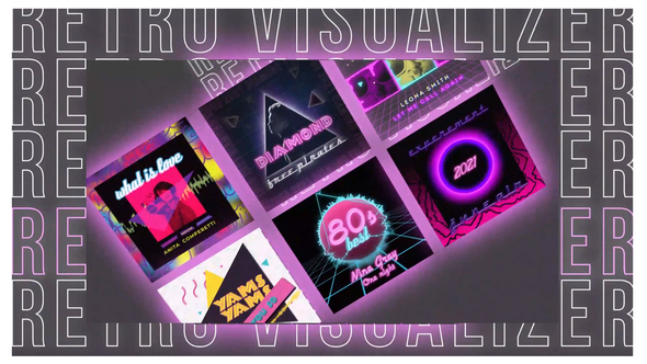 Retro Music Visualizer Instagram