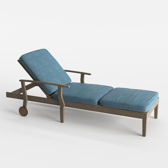 Pool Deck Chaise - 3Docean 29725423