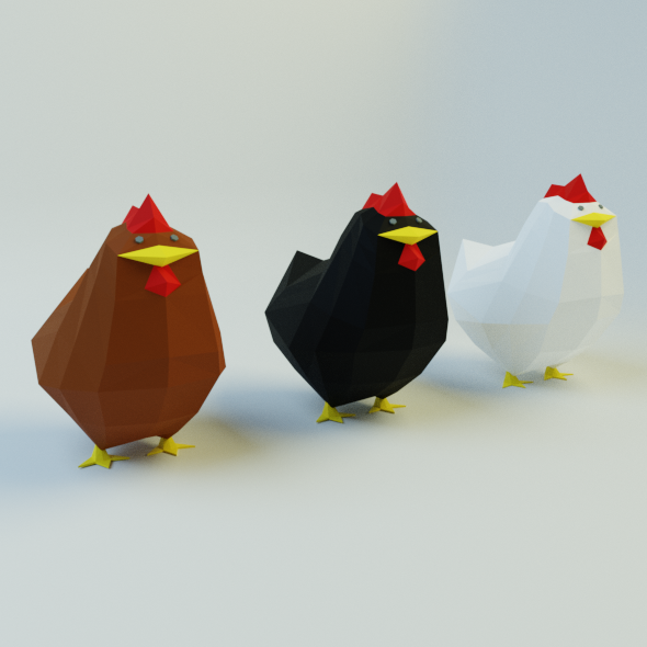 Chicken set - 3Docean 29725863