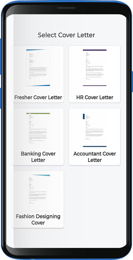 resume and cover letter app for android