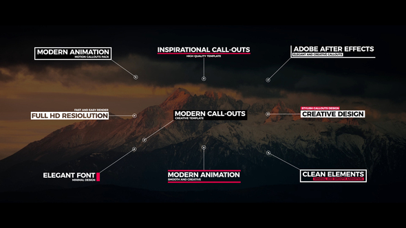 Modern Call Outs - VideoHive 29733806