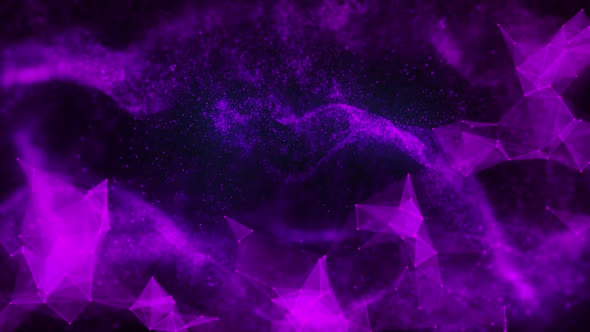 Digital Background Purple Loop
