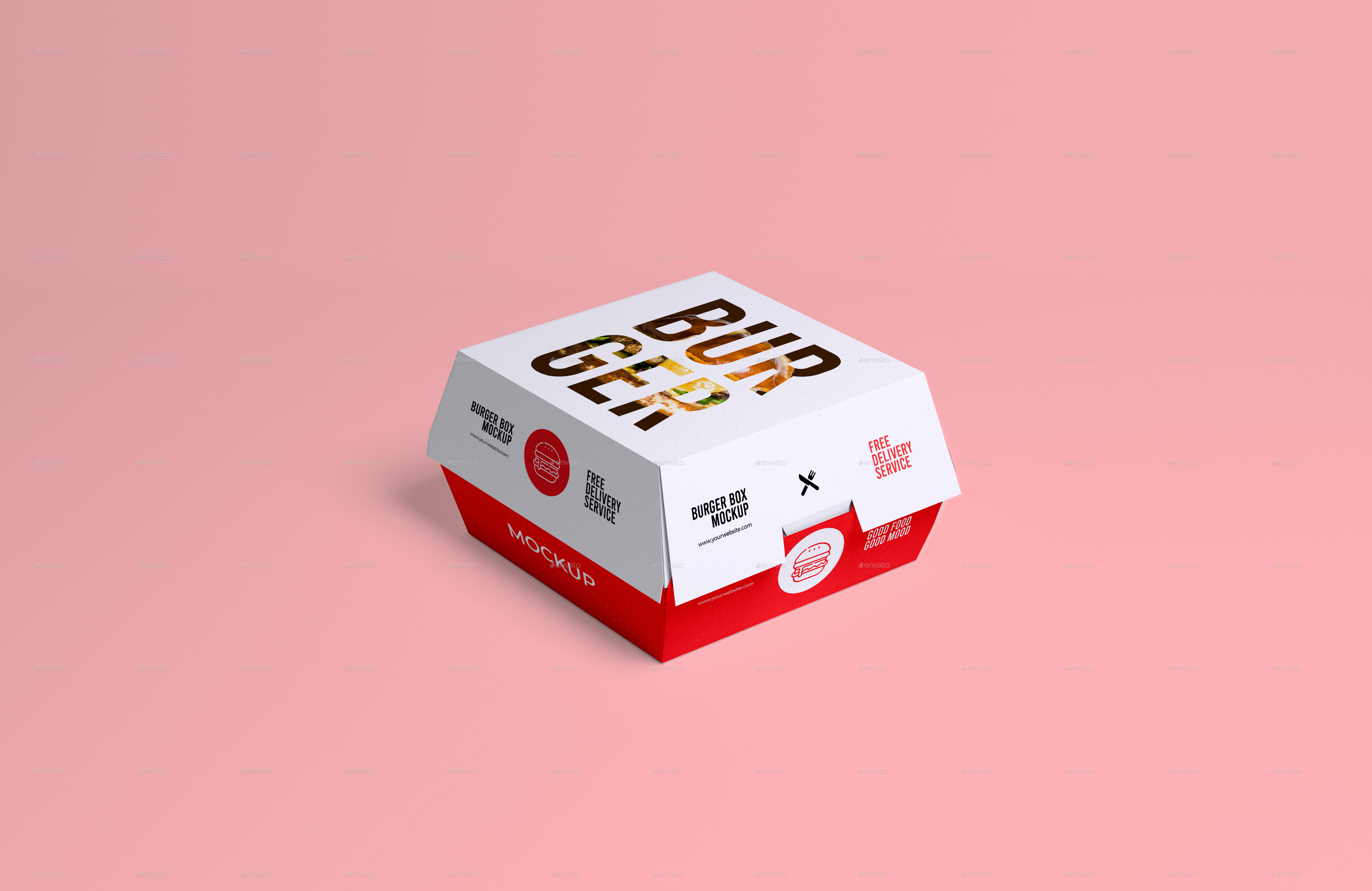 Download Mockup Burger Box Psd By Bdg Graphic Graphicriver